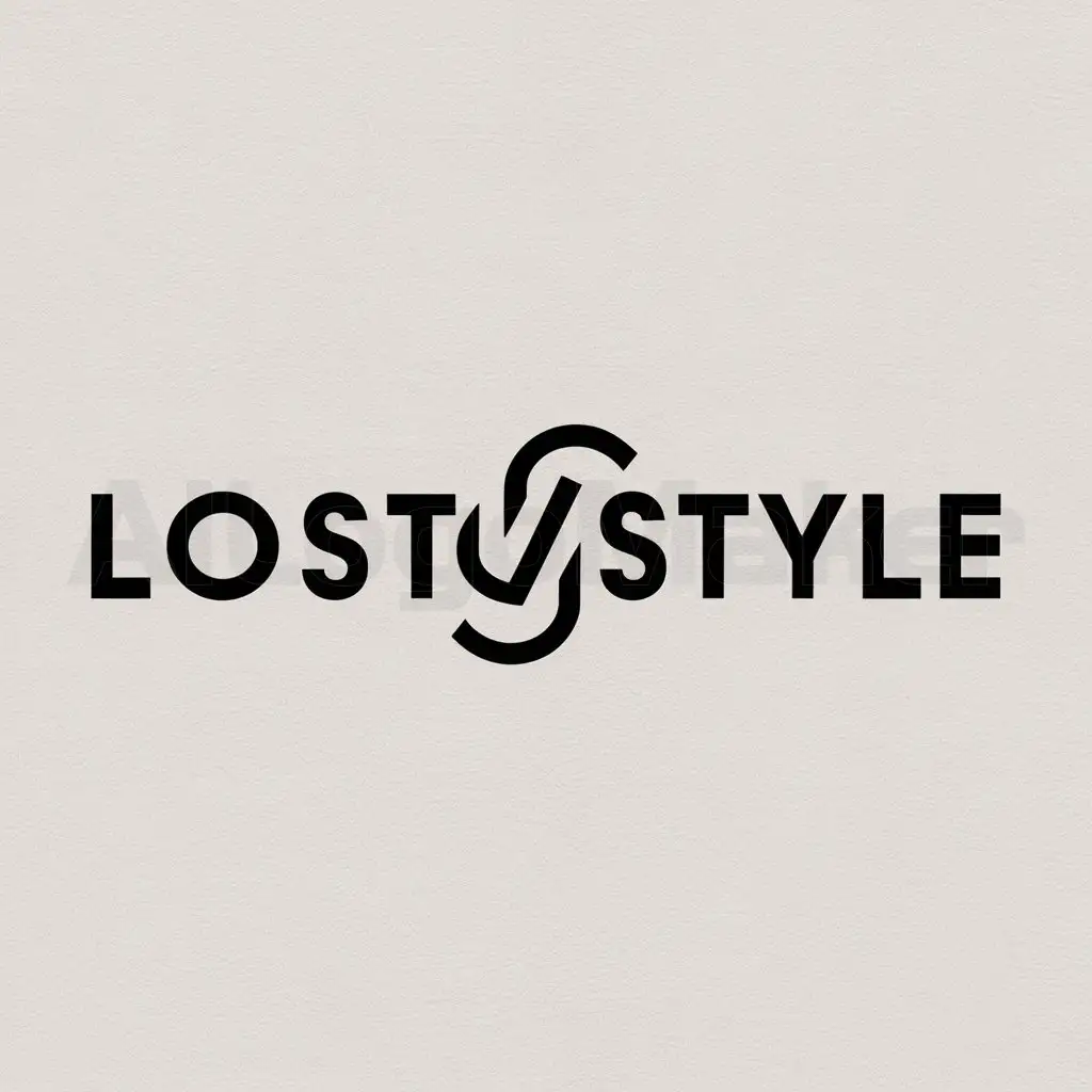 a logo design,with the text "LostStyle", main symbol:Ls,Moderate,clear background