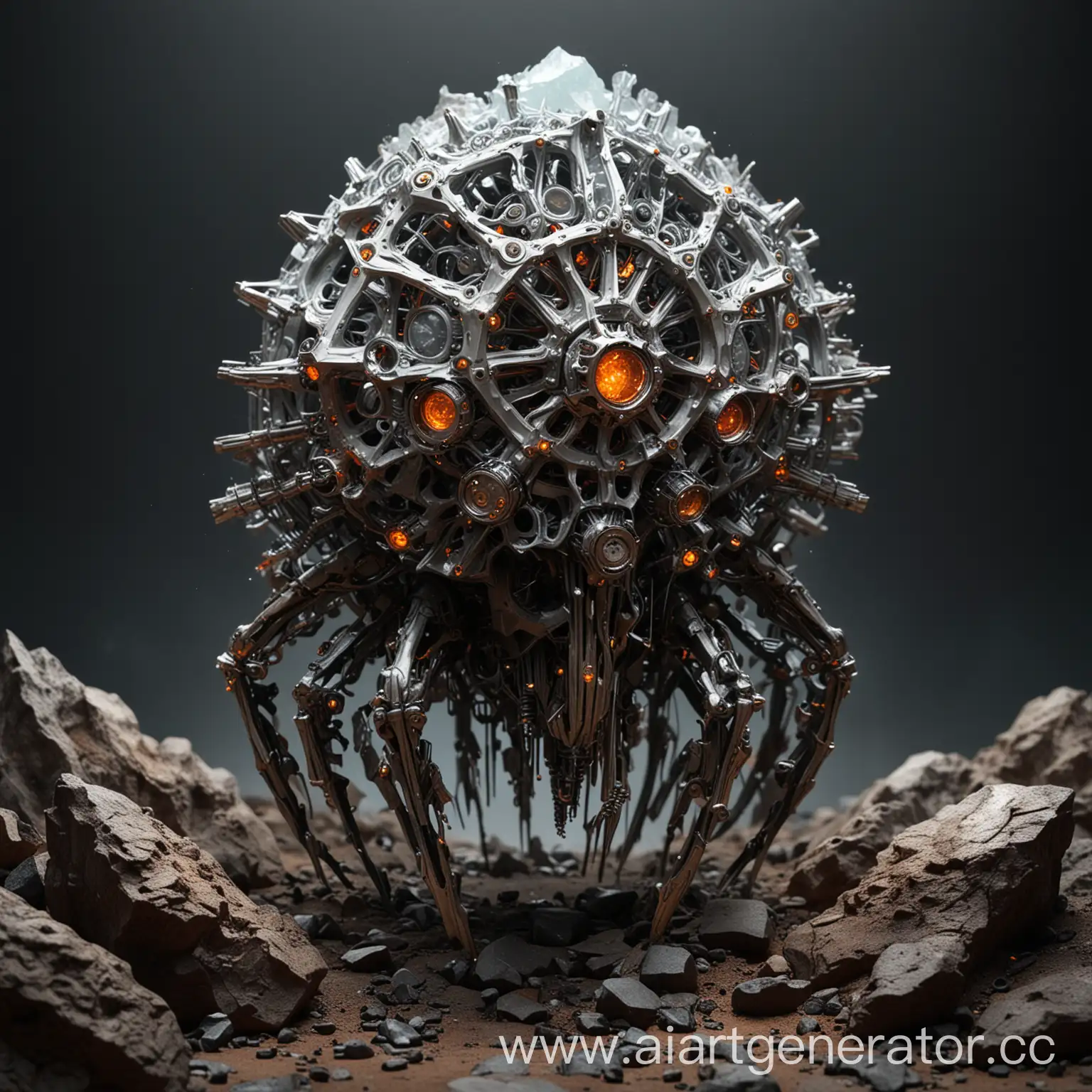 Elitrum-Mechanical-Biological-Hellish-Mineral-NFT-Art