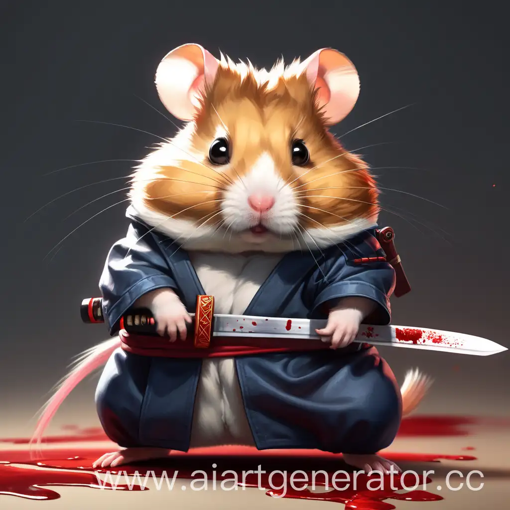 Hamster-with-Katana-Stands-Tall-Amidst-Blood-Streaks