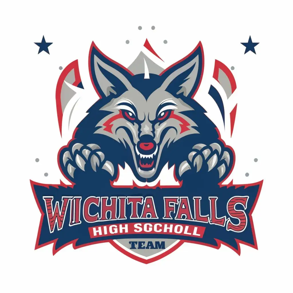 LOGO Design for Wichita Falls High School Football Team Dynamic Coyote