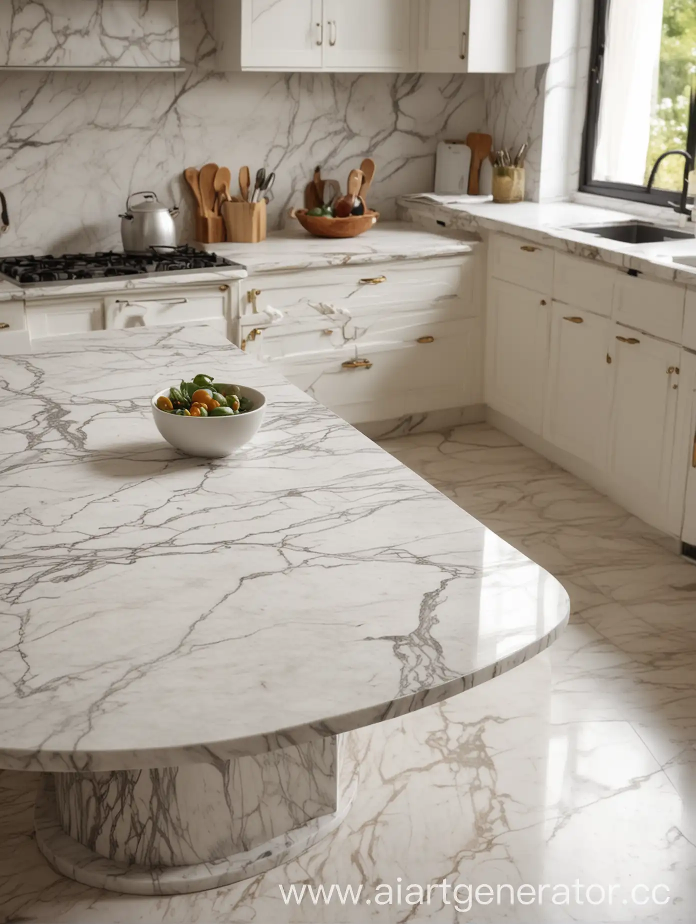Elegant-White-Marble-Kitchen-Table-Luxurious-Culinary-Setting