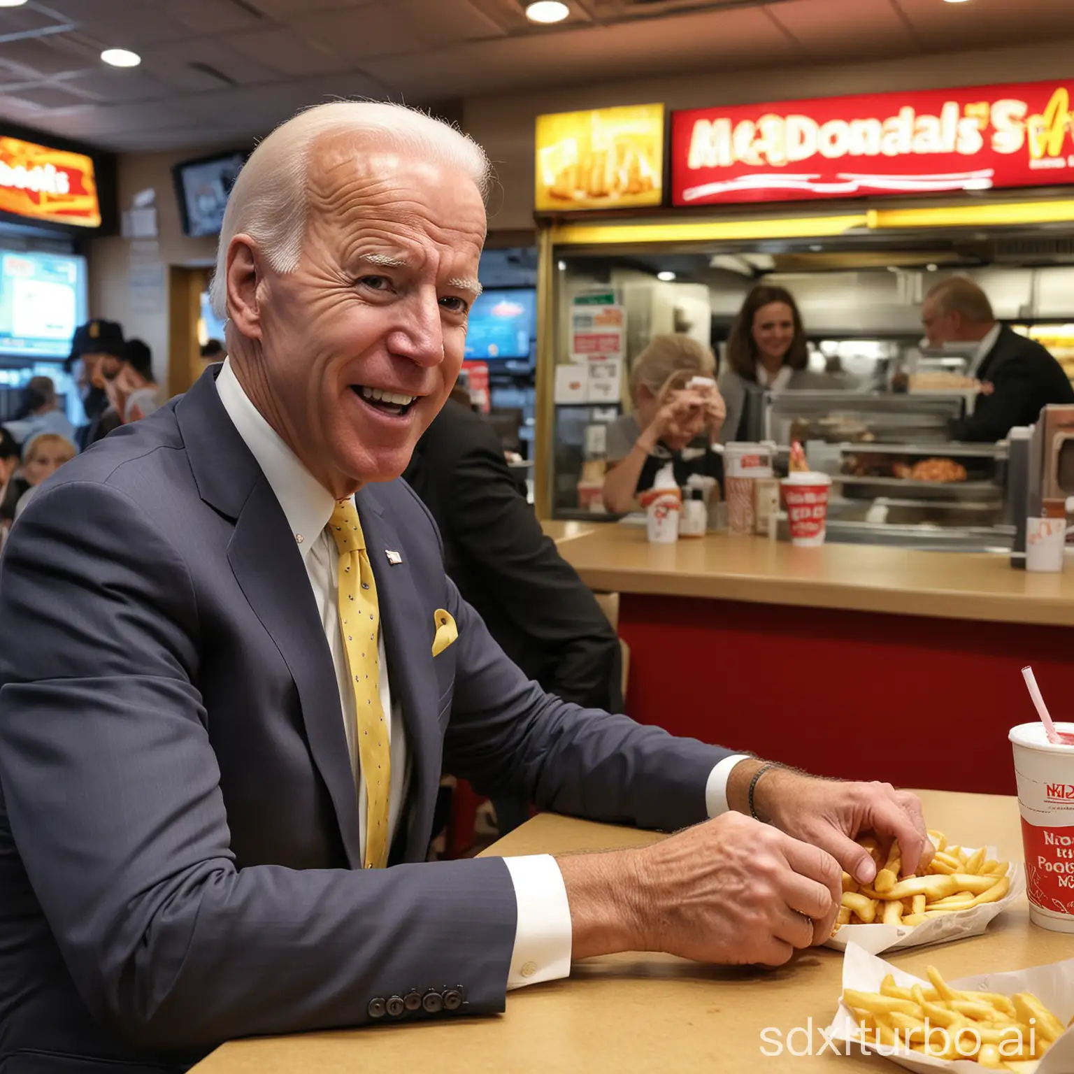 Joe-Biden-Enjoying-a-Meal-at-McDonalds