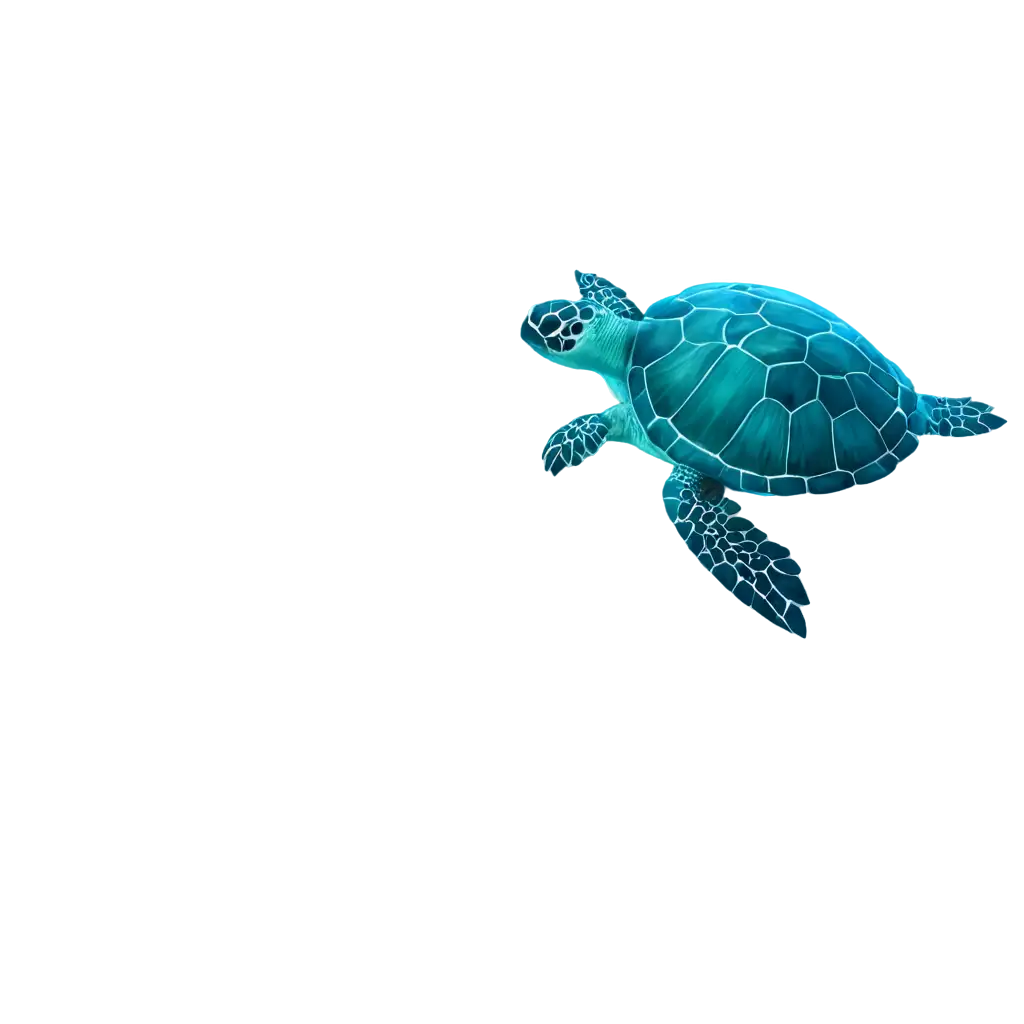 Turquoise-Cartoon-Turtle-With-A-Blue-Shell-PNG-Vibrant-Illustration-for-Childrens-Books-and-Educational-Resources