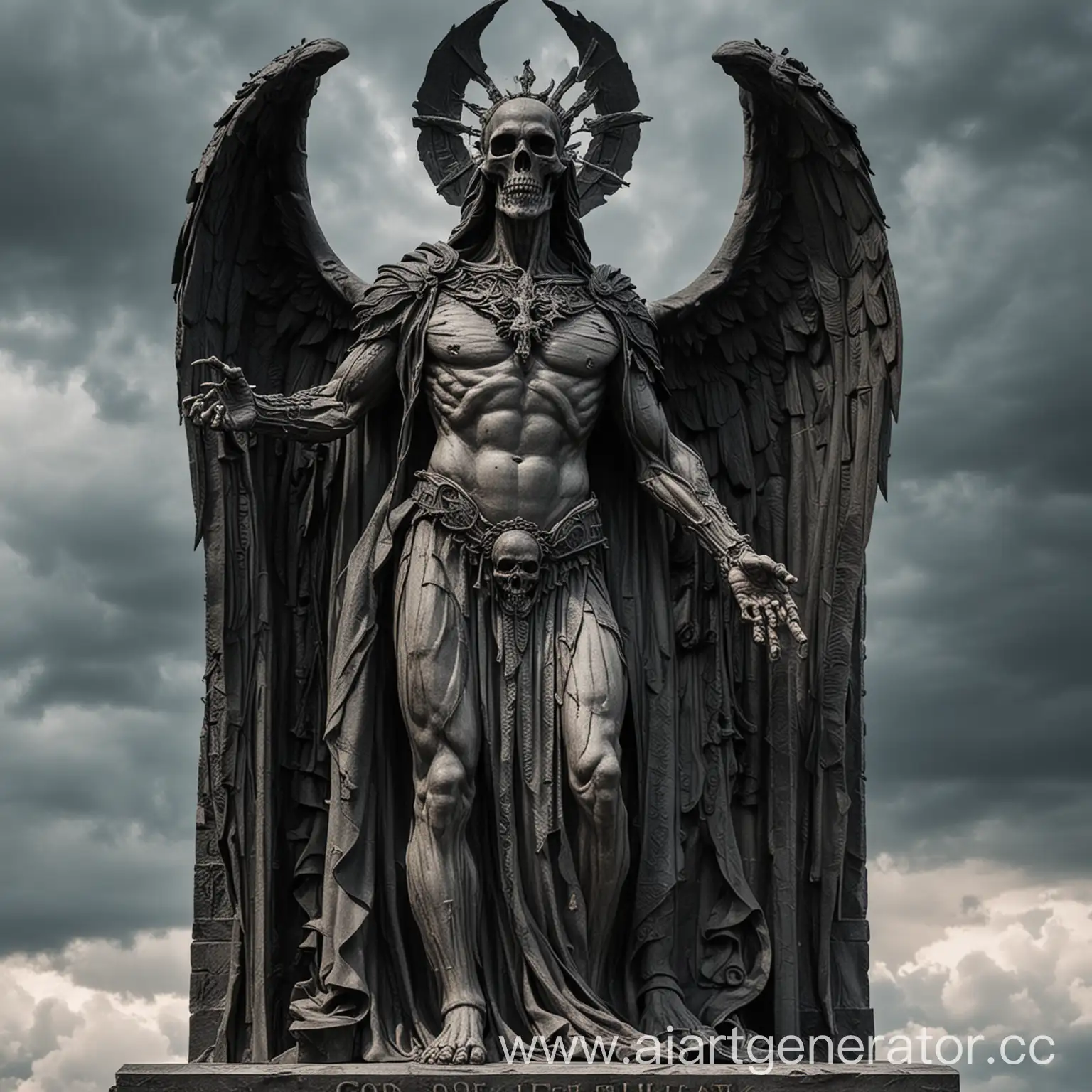 бог смерти памятник