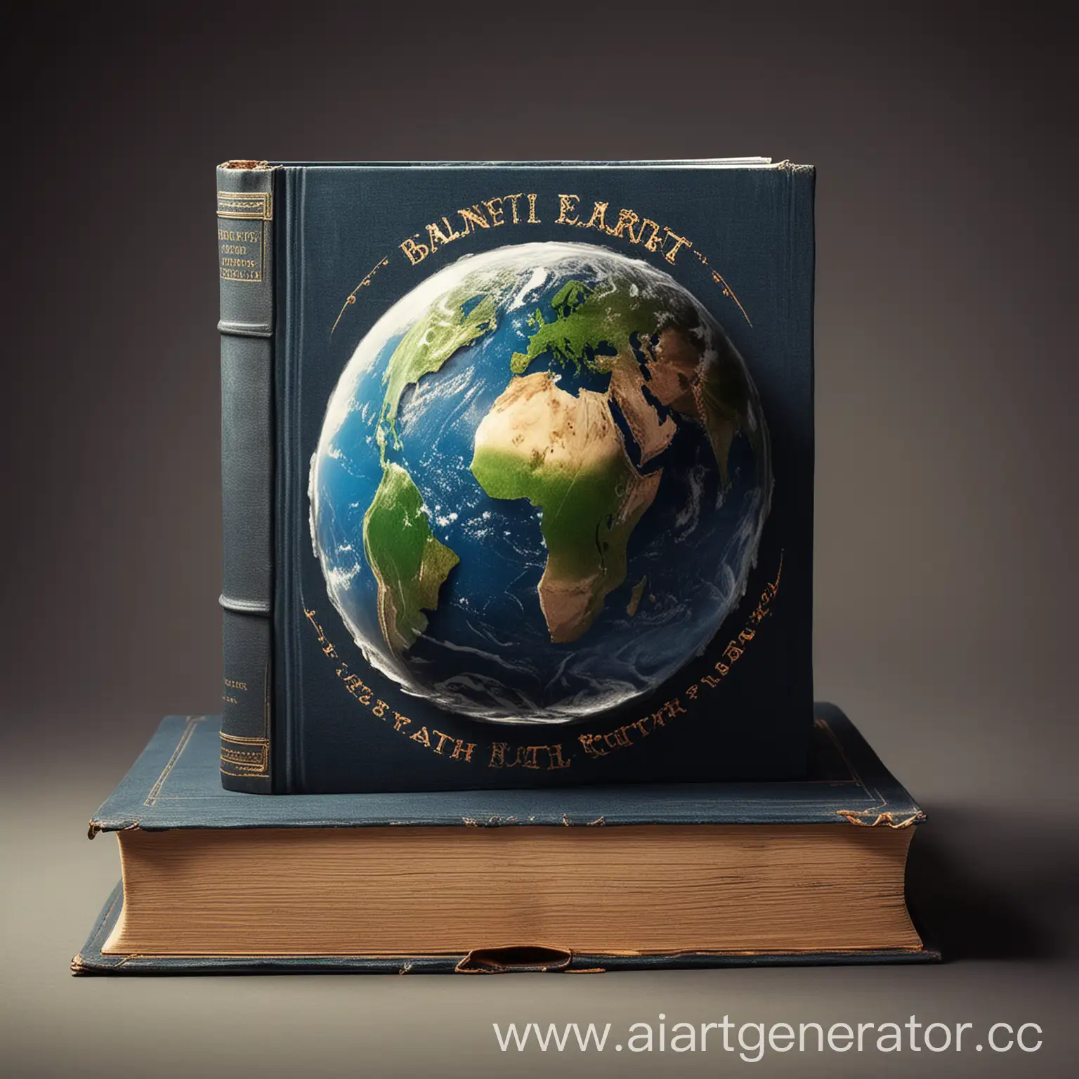 Earth-Emblem-on-a-Book-Cover