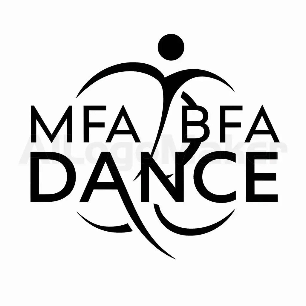 LOGO-Design-for-MFA-BFA-DANCE-Body-Physique-Theme-on-a-Moderate-Clear-Background
