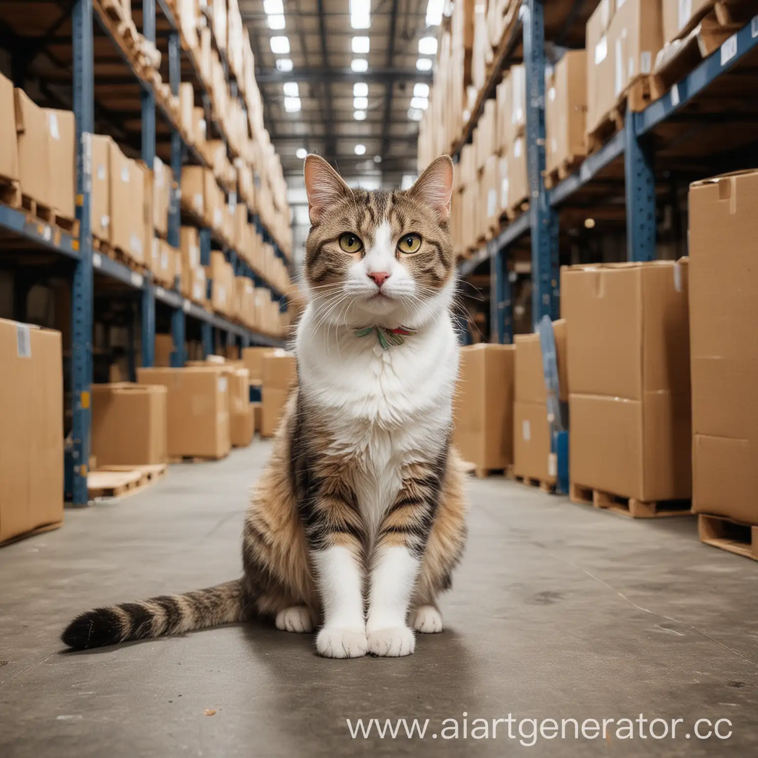 Cat-Working-in-Warehouse-with-Boxes