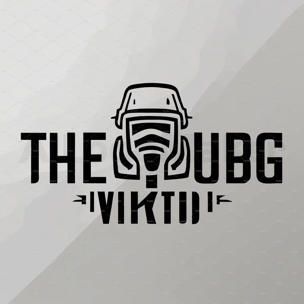 a logo design,with the text "ThePubg", main symbol:Viktor from Pubg,Moderate,be used in Others industry,clear background