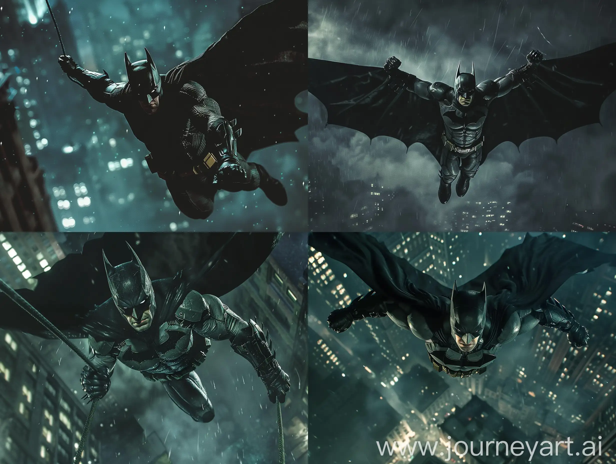 Batman-Swinging-Through-Gotham-City-Skyline-in-Dramatic-Cinematic-Style