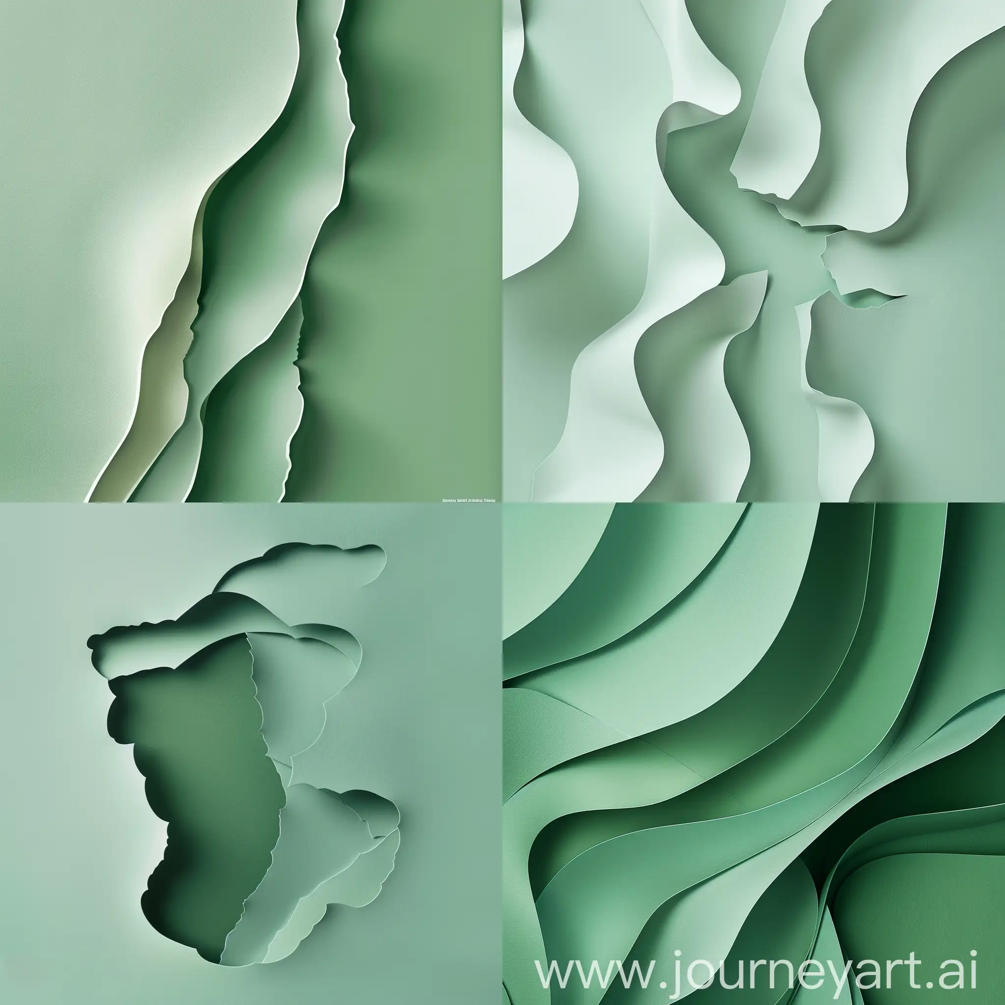 Graceful-PaperLike-UI-Design-with-Serene-Green-Background