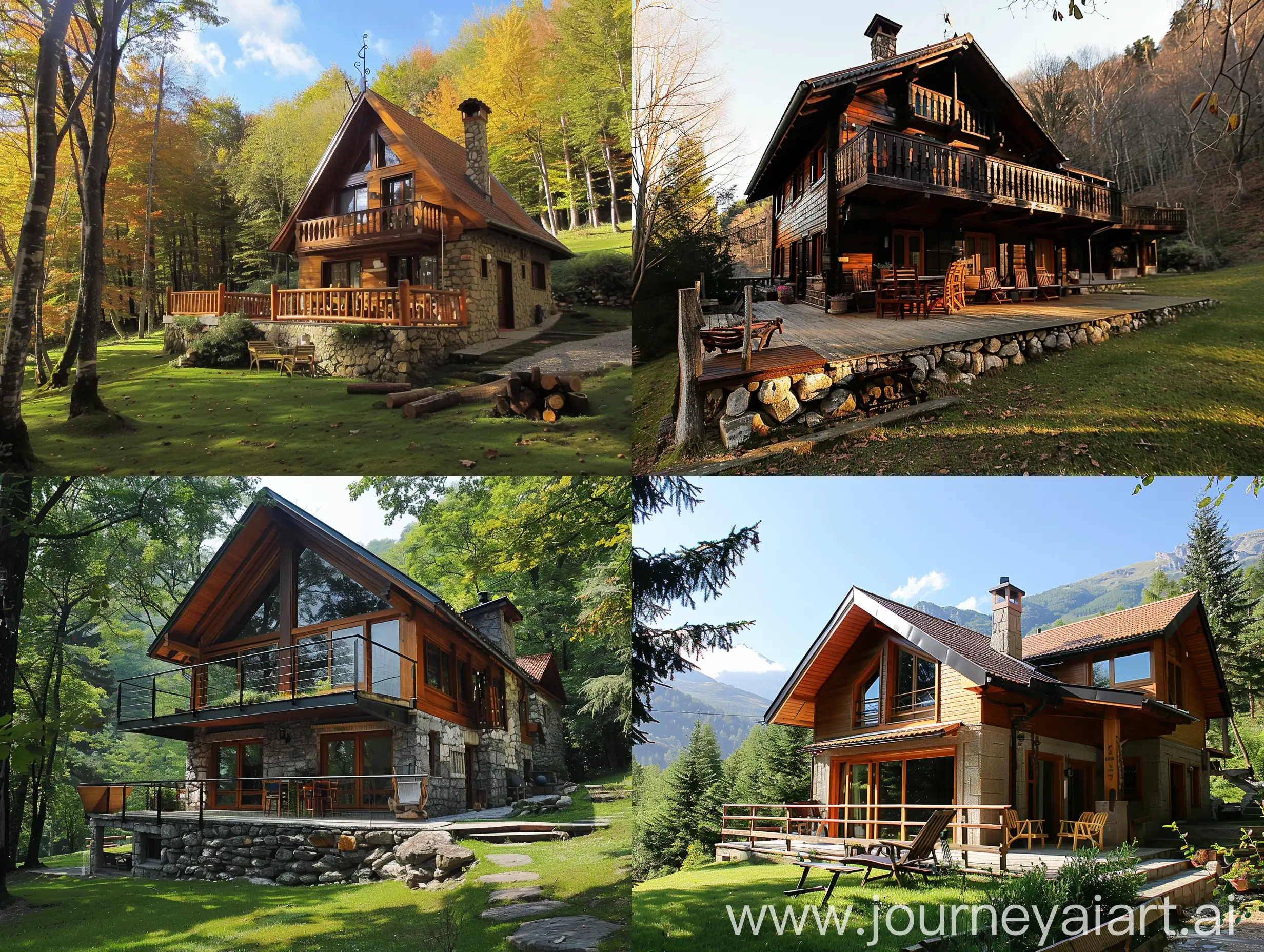 BELLA VEIU, vacation home rental in the woods or mountain.