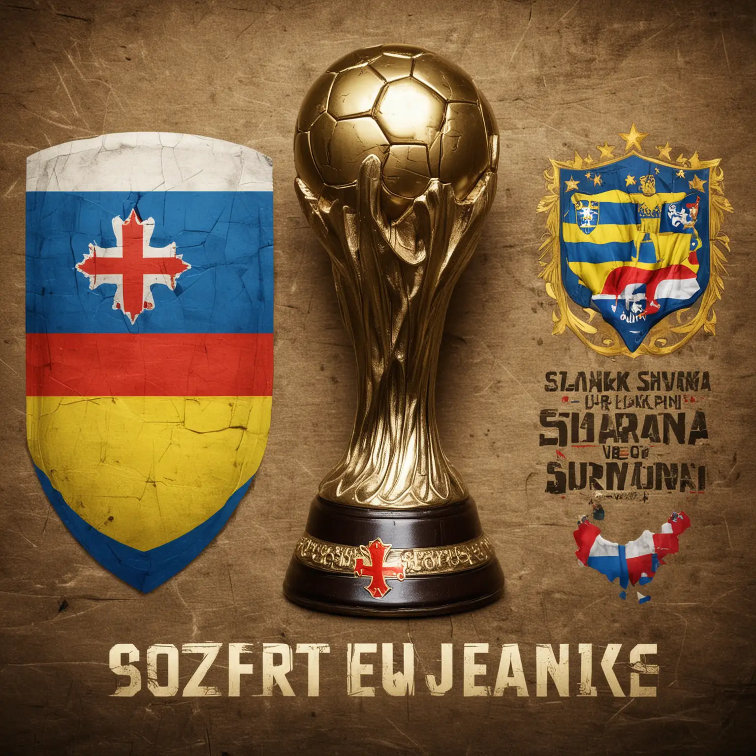 Euro Cup Slovakia vs Ukraine poster
