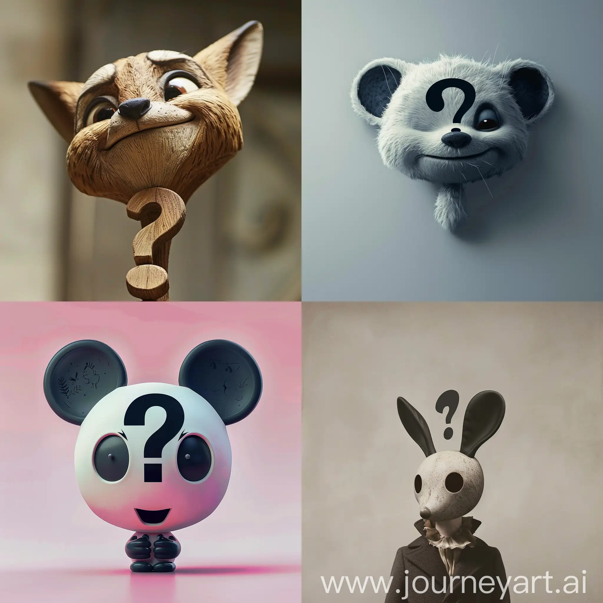 Disney-Inspired-Animal-and-Question-Mark-Faces