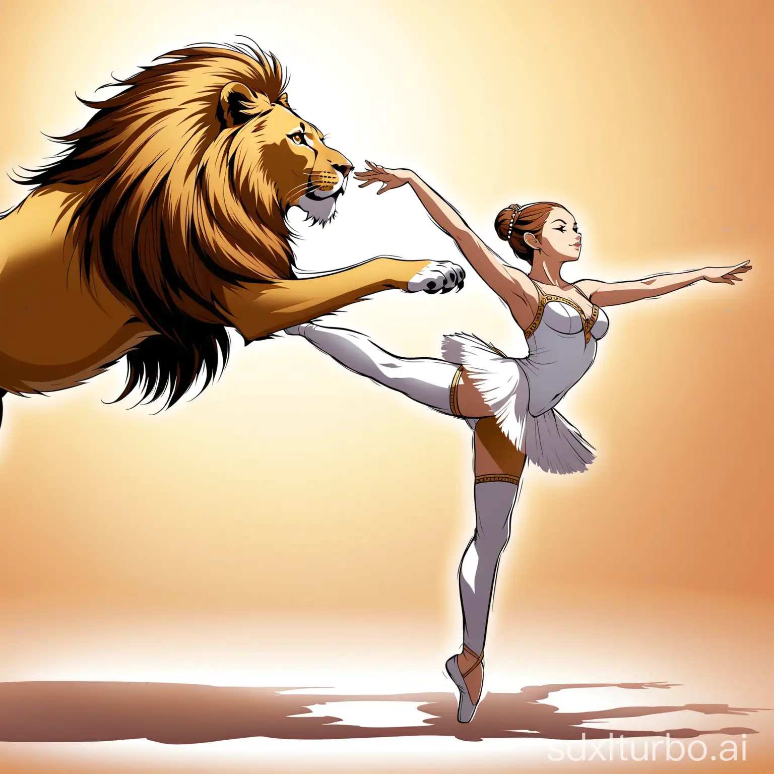 Graceful-Lion-Ballet-Performance