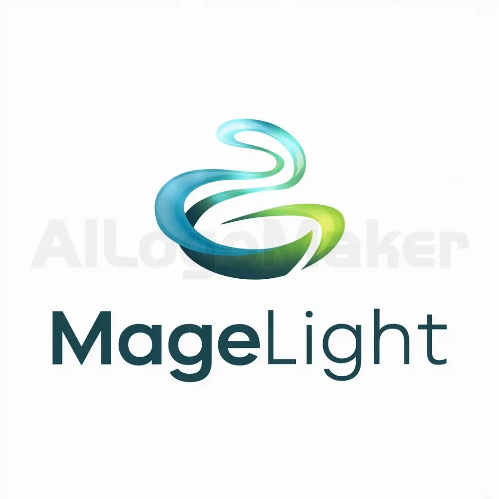 a logo design,with the text "Magelight", main symbol:magic light,Moderate,be used in Entertainment industry,clear background