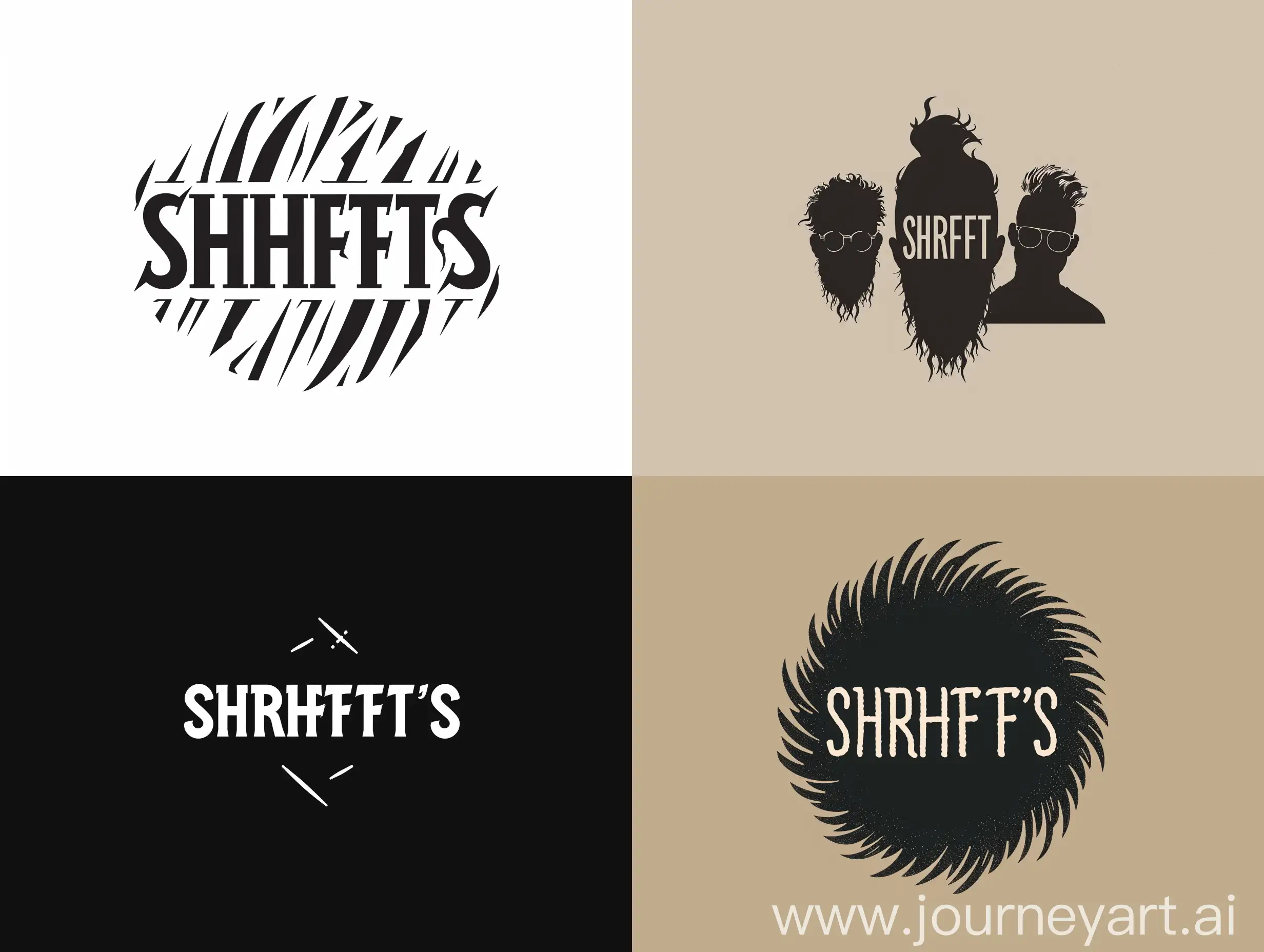 сделай для меня логотип группы музыкантов под название SHRIFT'Ы в минималистичном стиле с их названием