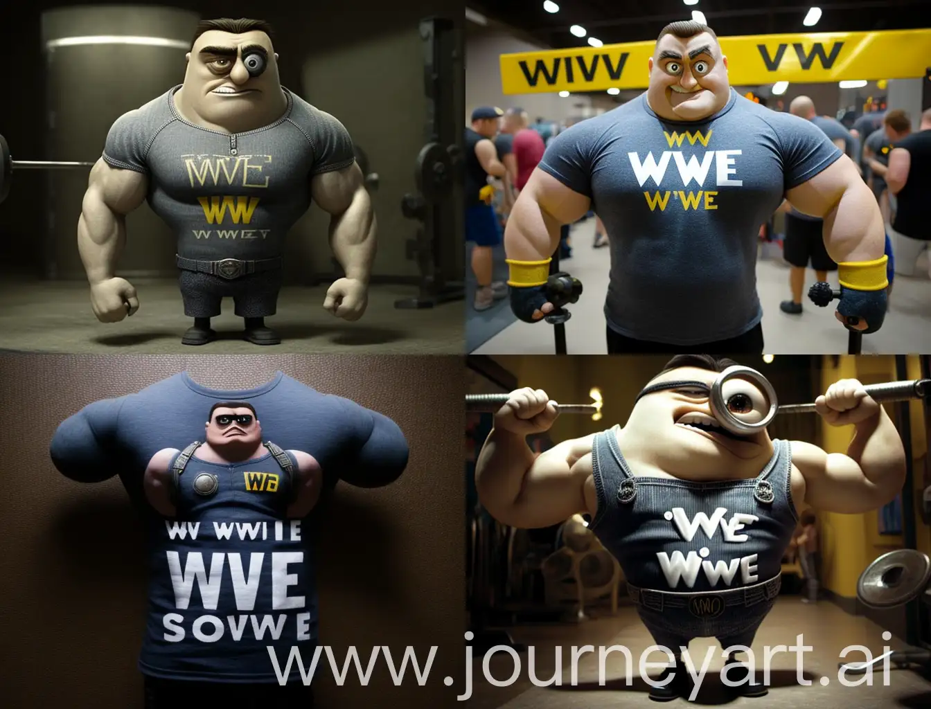 Strong-Muscled-Minion-in-SWO-TShirt