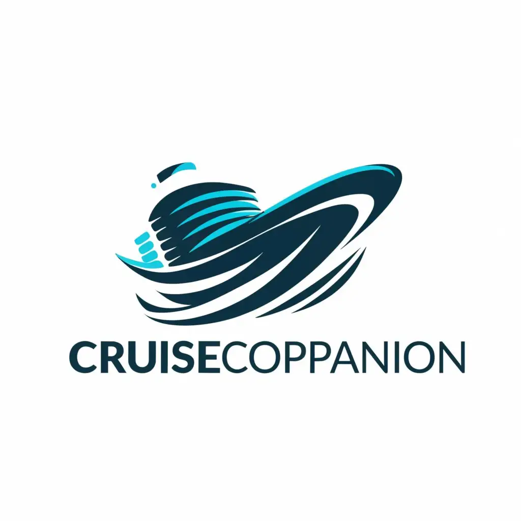 a logo design,with the text "CruiseCompanion", main symbol:cruise ship,Moderate,be used in Travel industry,clear background