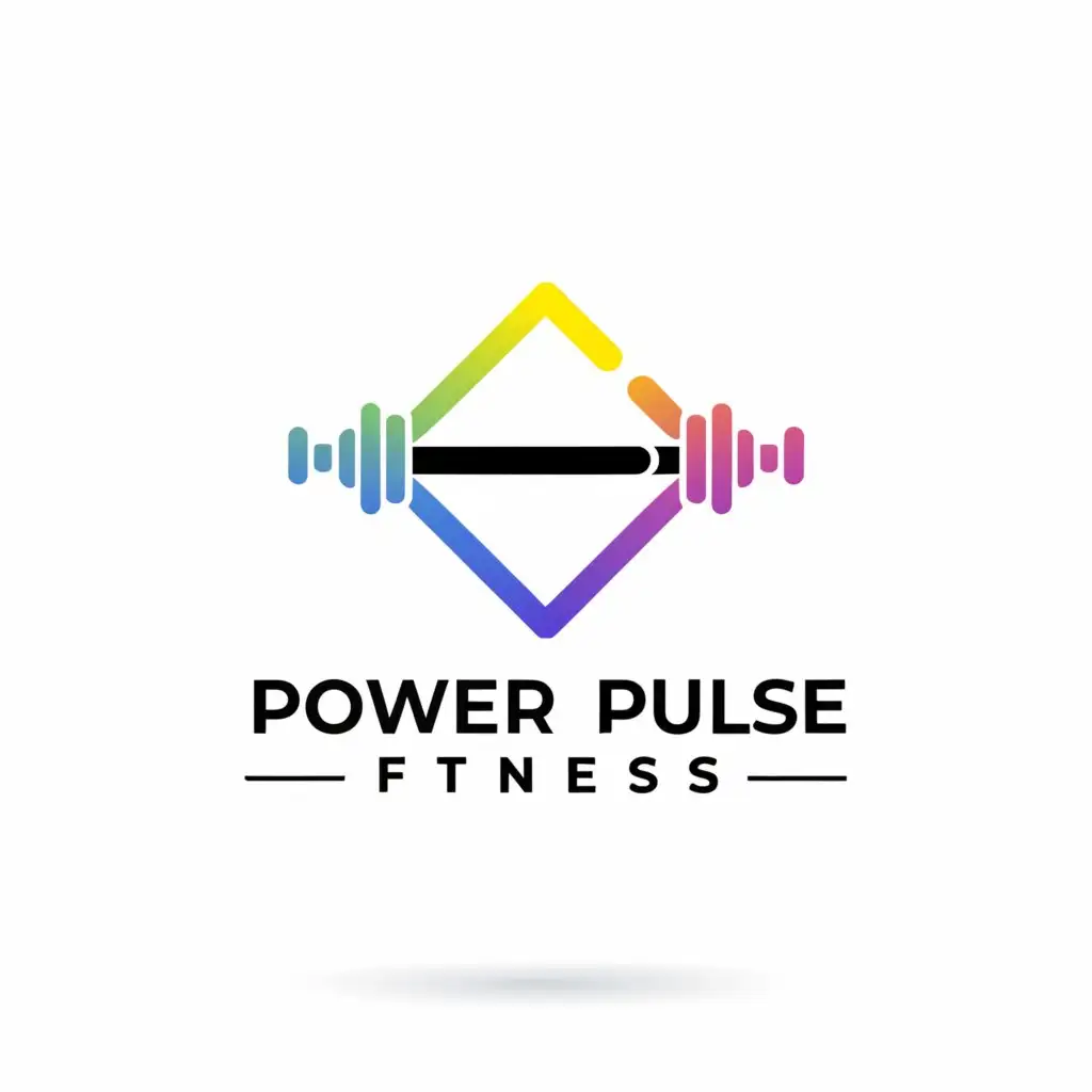 a logo design,with the text "Power Pulse Fitness", main symbol:Weights,Moderate,be used in Sports Fitness industry,clear background