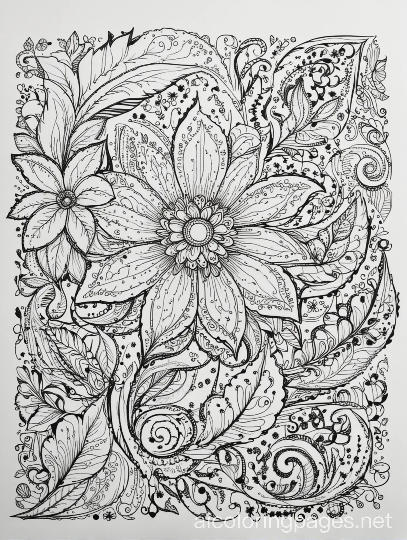 Simple-Flower-Coloring-Page-for-Kids-Black-and-White-Line-Art-with-Ample-White-Space