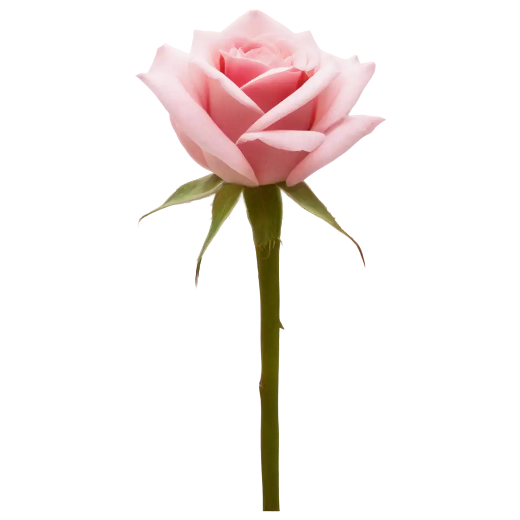 Exquisite-CloseUp-of-a-Light-Pink-Rose-Enhancing-Online-Presence-with-HighQuality-PNG-Image