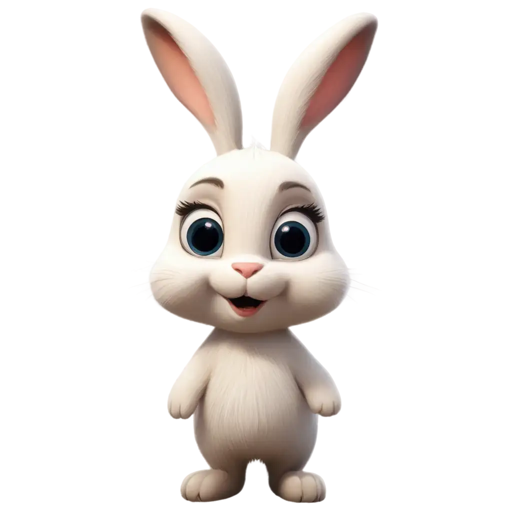 Cartoon-Little-White-Hare-with-Big-Eyes-PNG-Image-Cute-Character-Illustration