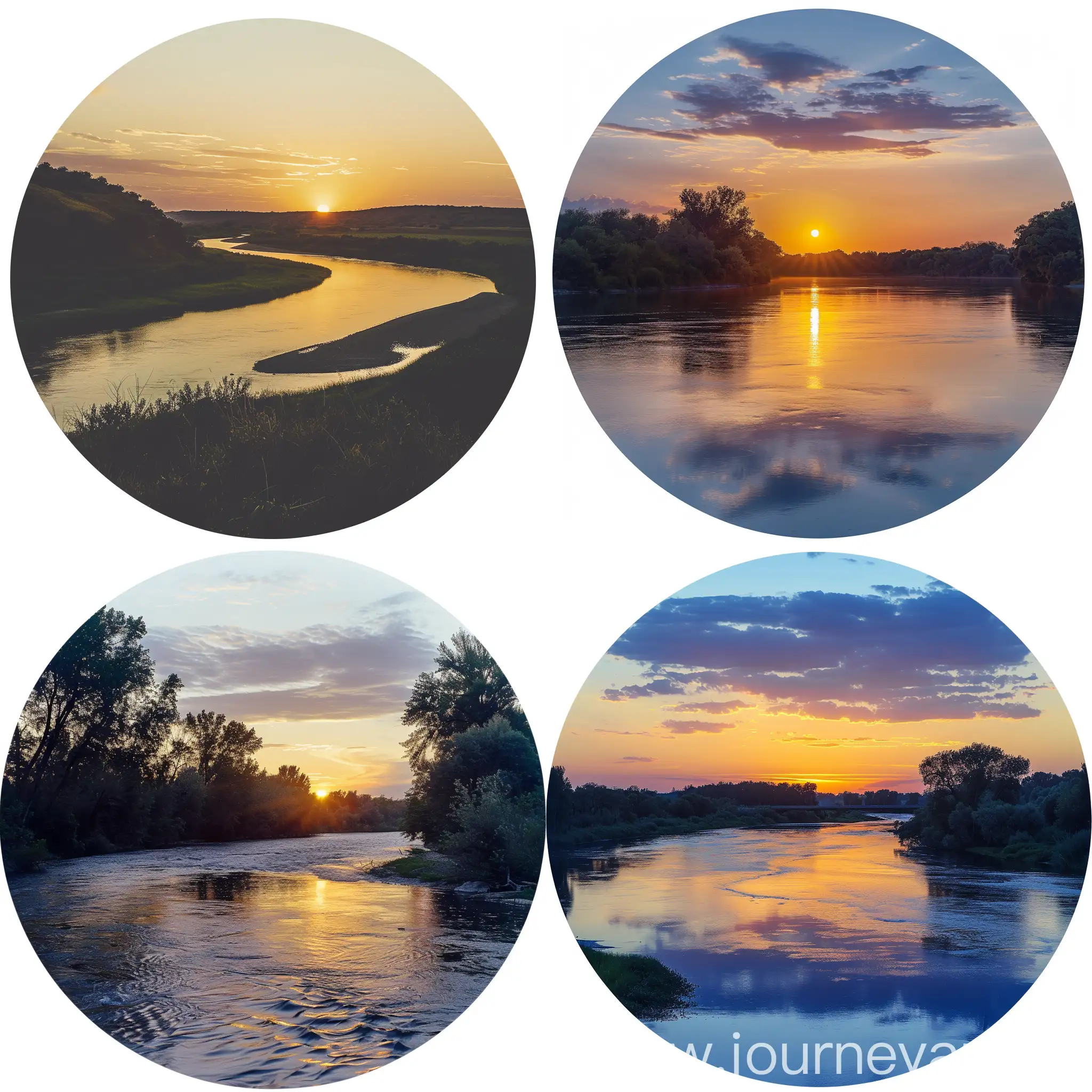 Serene-River-Sunset-Landscape-Painting