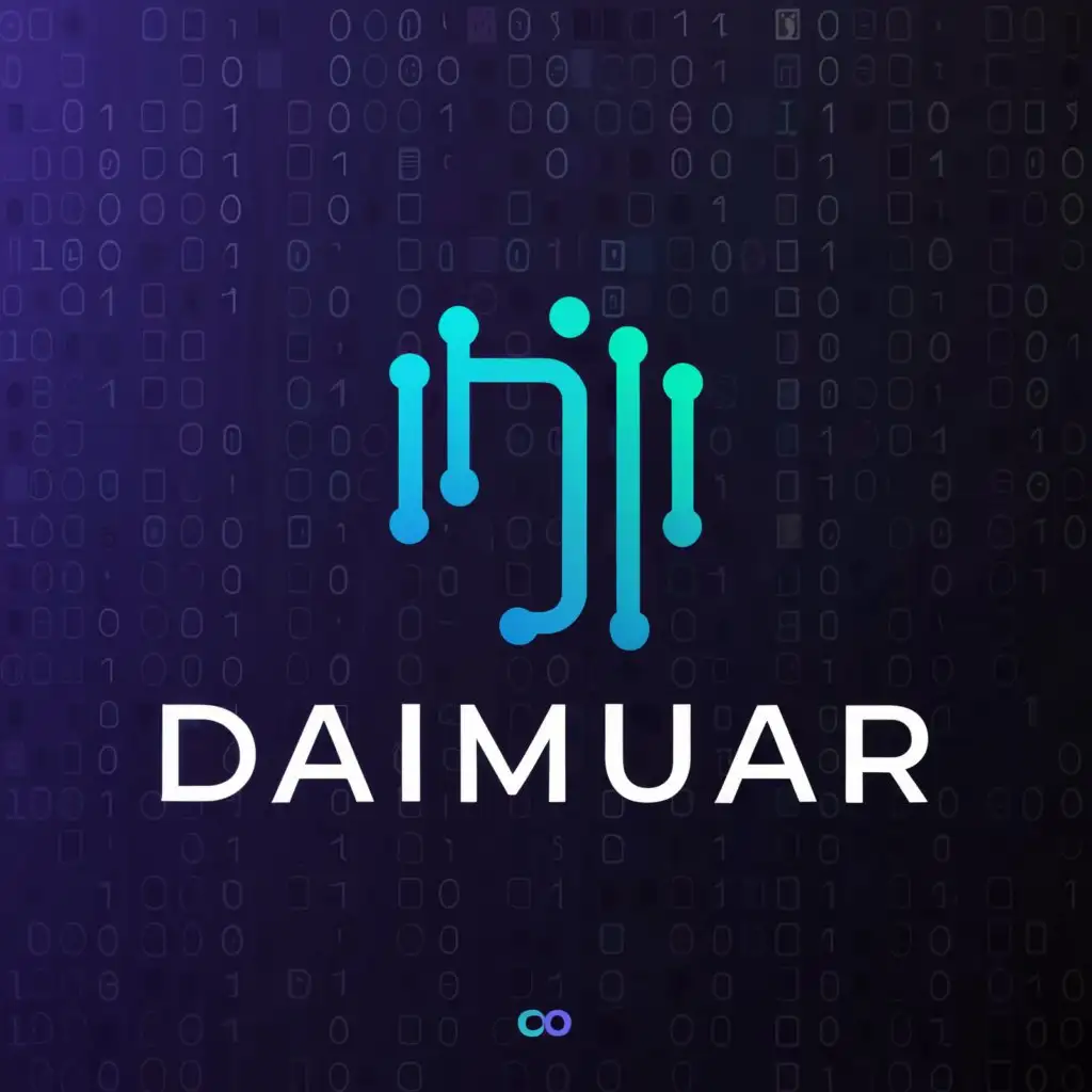a logo design,with the text "DAIMULAR", main symbol:Code,Moderate,be used in Technology industry,clear background