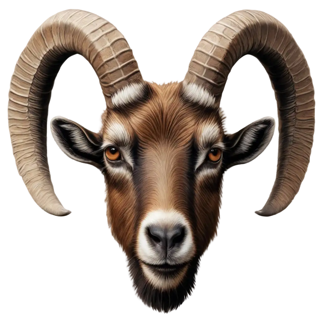 Stunning-PNG-Image-of-a-Majestic-Goat-Head-Elevate-Your-Visual-Content-with-HighQuality-Transparency