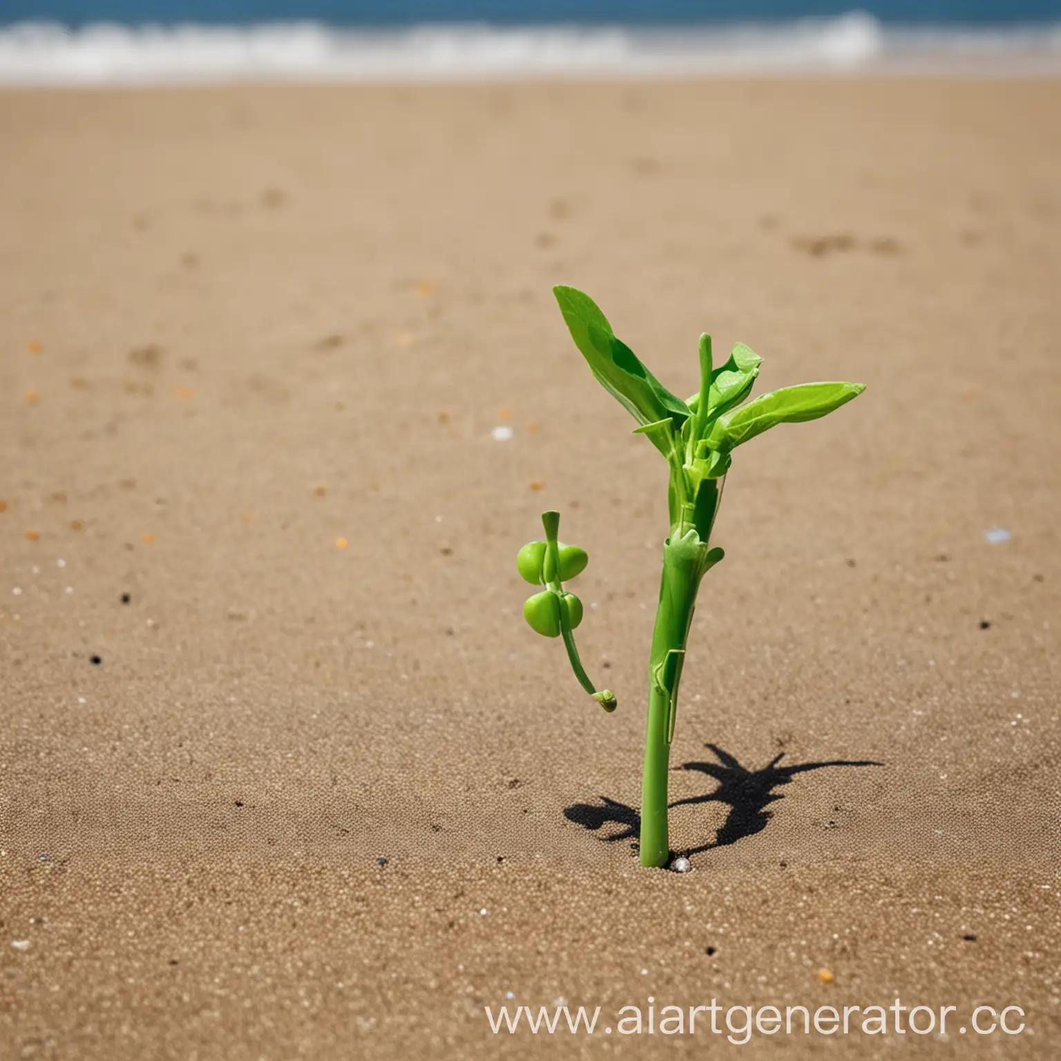 Pea-Shooter-Enjoying-Sunset-at-the-Beach