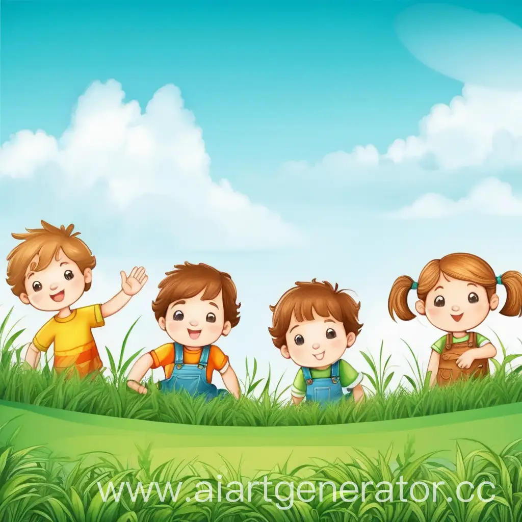 Happy-Children-Playing-Outdoors-in-a-Sunny-Meadow