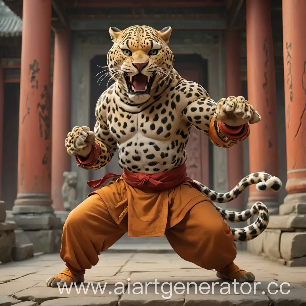 Shaolin-Leopard-Monk-in-Ancient-Temple