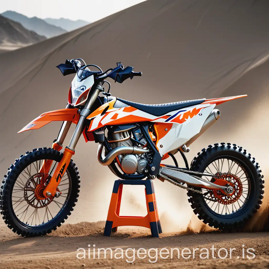 a ktm dirt bike