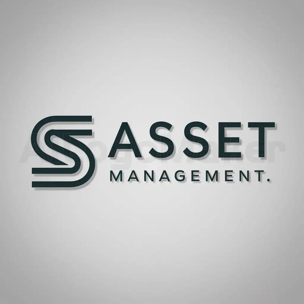 a logo design,with the text "asset management", main symbol:S A Synerg,Minimalistic,be used in Internet industry,clear background