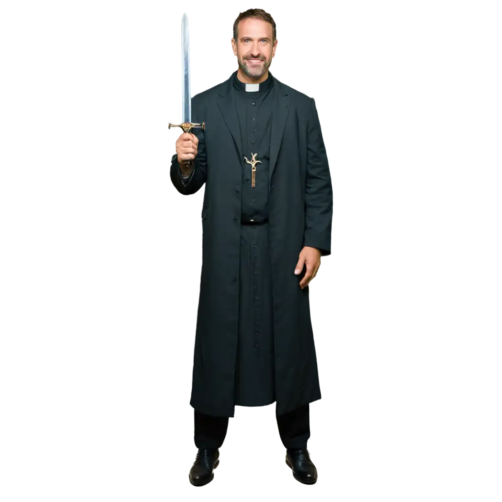 priest
with sword