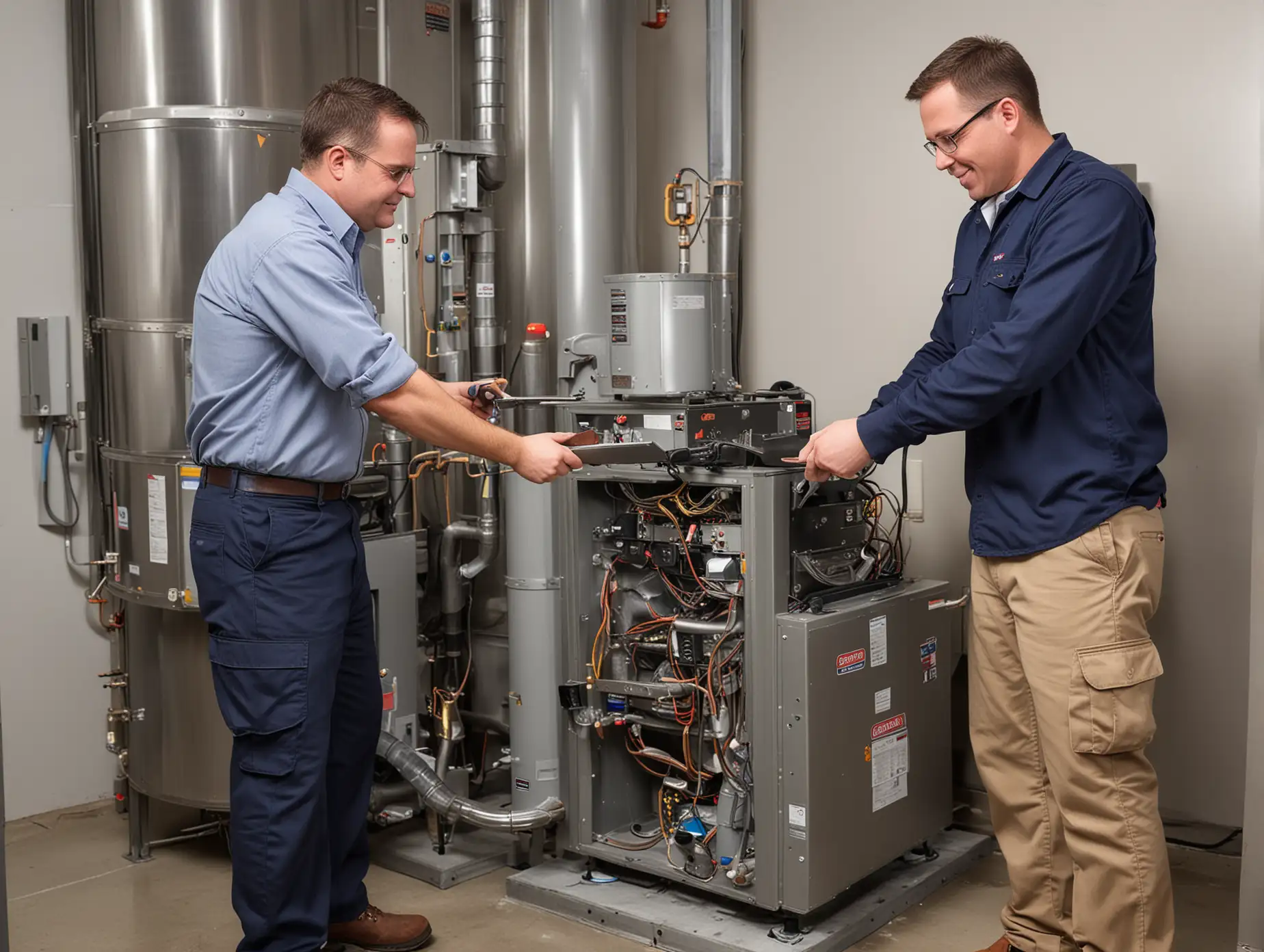 American Workers Providing Furnace Services