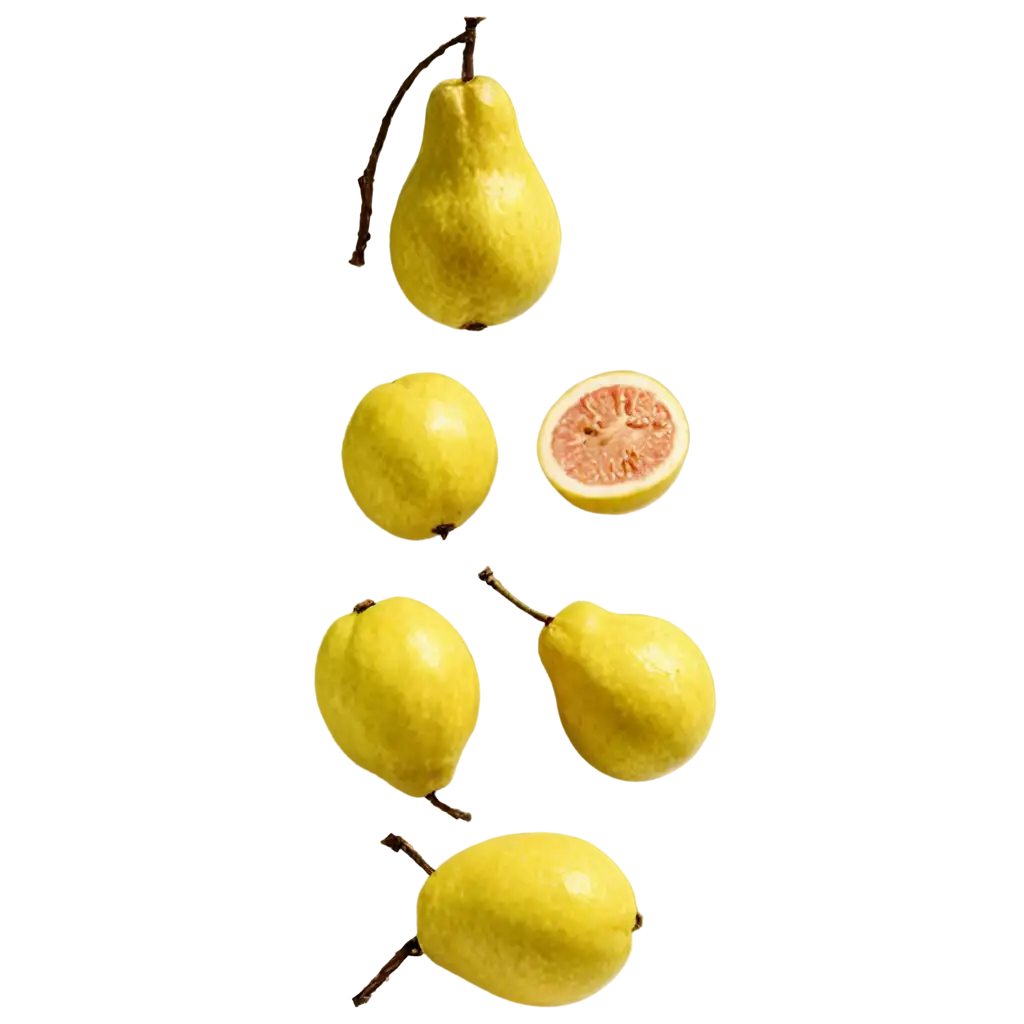 Egyptian yellow guava fruit