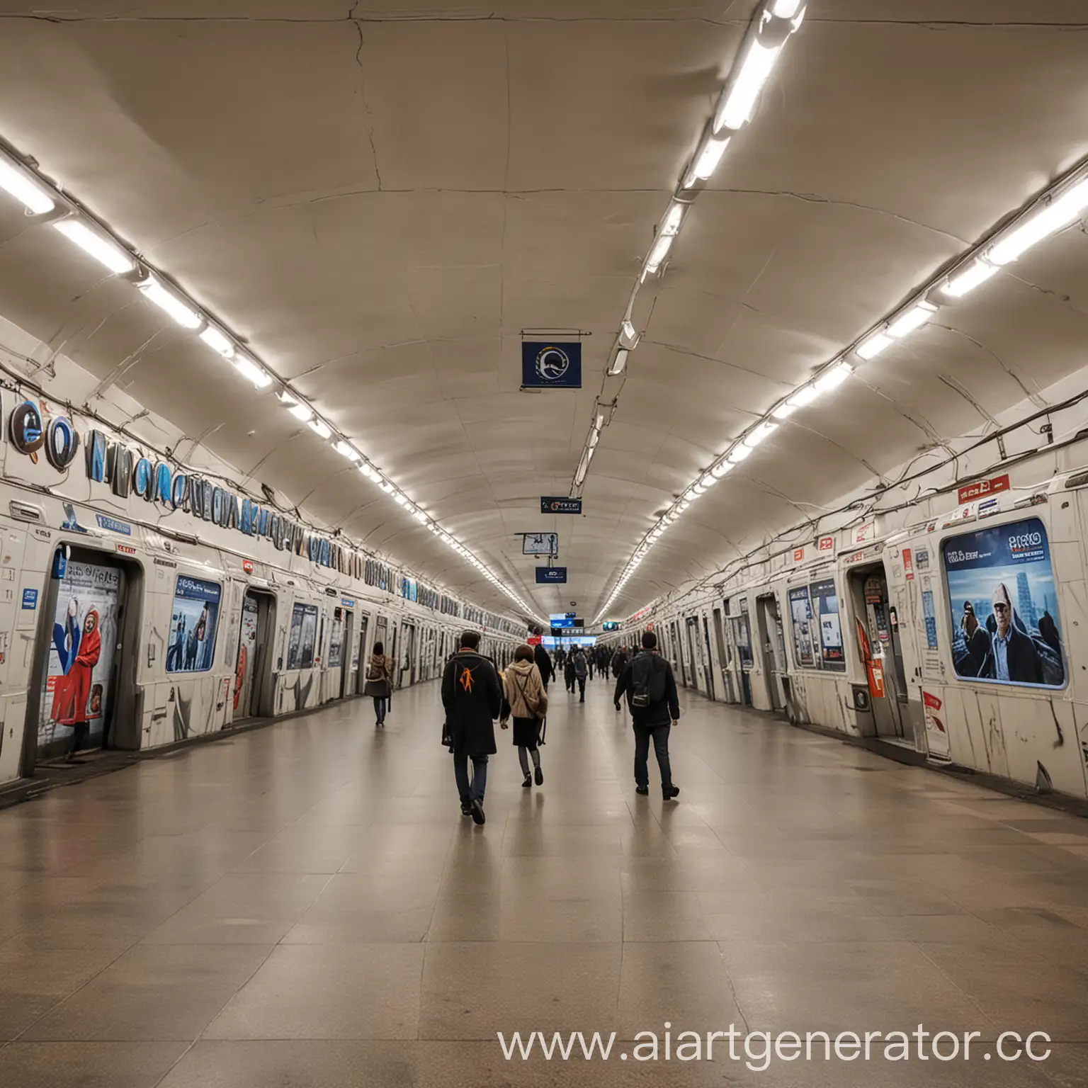 Создай тематические плакаты на тему станции метро Новогиреево
