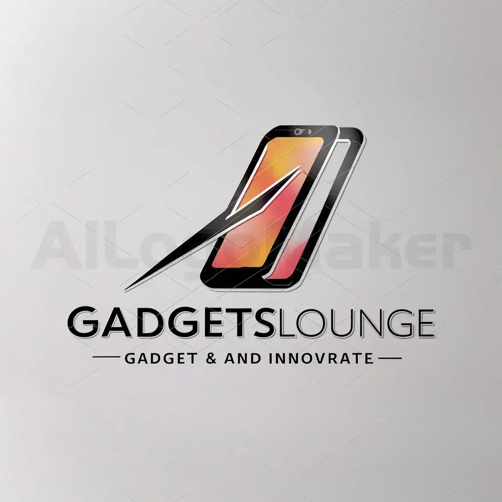 a logo design,with the text "GadgetsLounge", main symbol:An Phone,Moderate,clear background