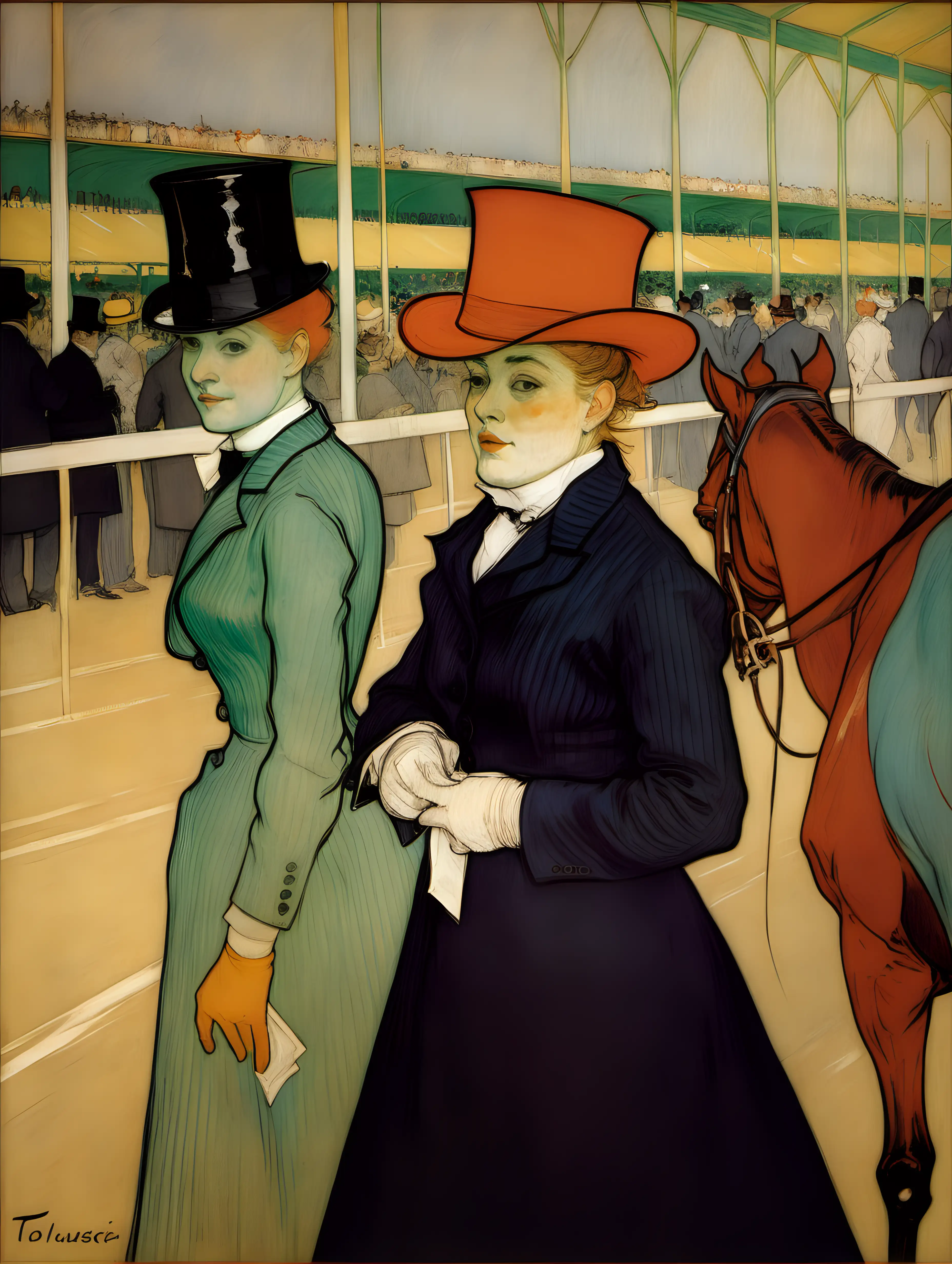 Toulouse-Lautrec   a afternoon at the horse races