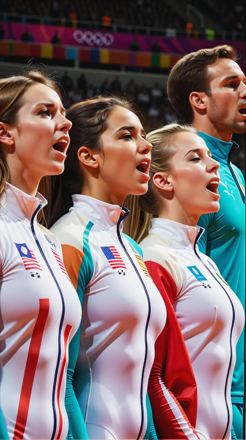 Olympian Choir Celebrating National Anthems of Diverse Nations