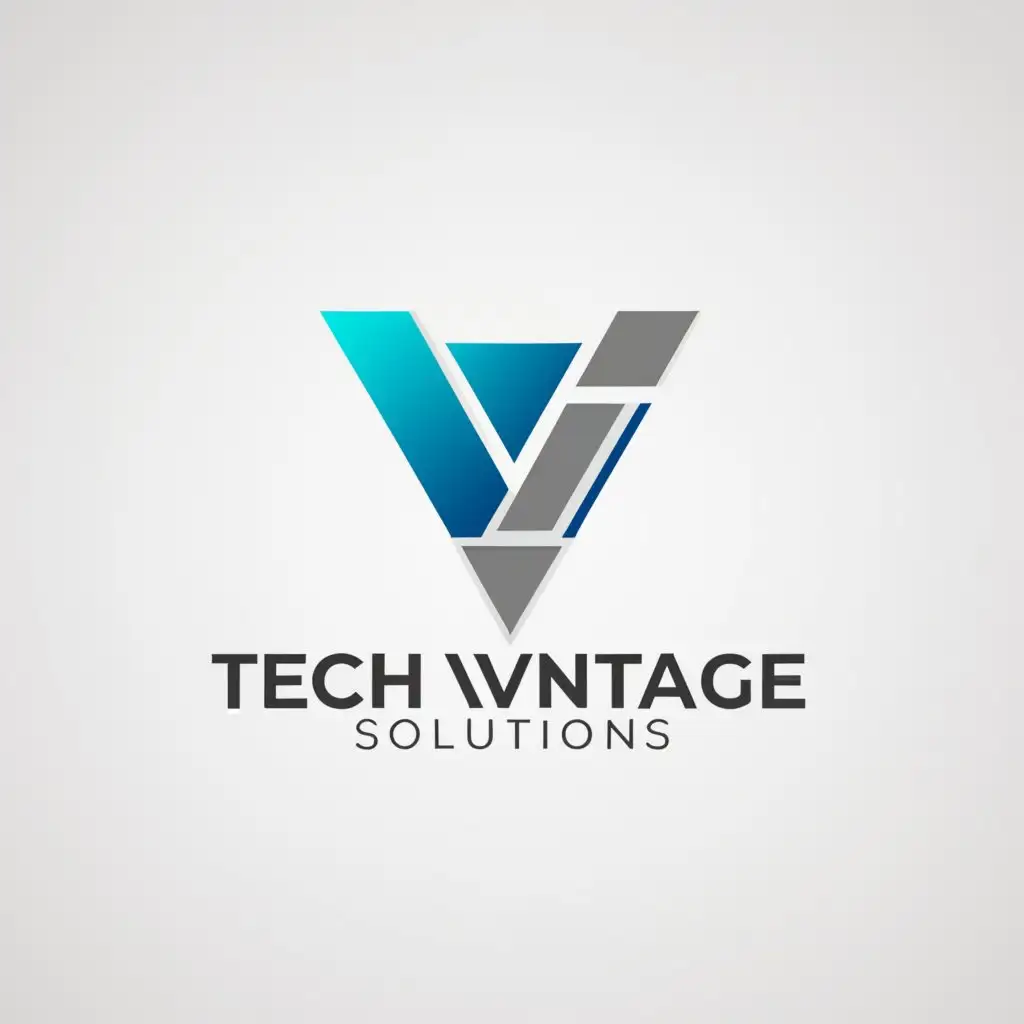 a logo design,with the text "Tech Vantage Solutions", main symbol:Innovation,Moderate,be used in Technology industry,clear background