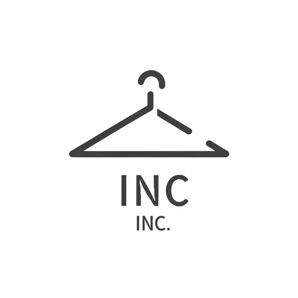 a logo design,with the text "INC", main symbol:Clothing, Aesthetic,Moderado,be used in Retail industry,clear background