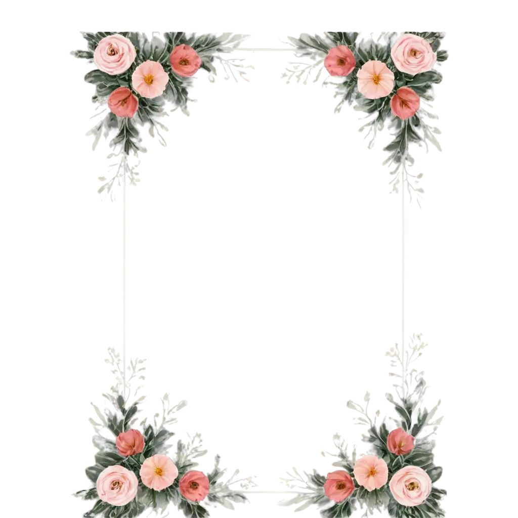 Exquisite-Floral-Frame-PNG-Elevate-Your-Designs-with-Stunning-Floral-Borders