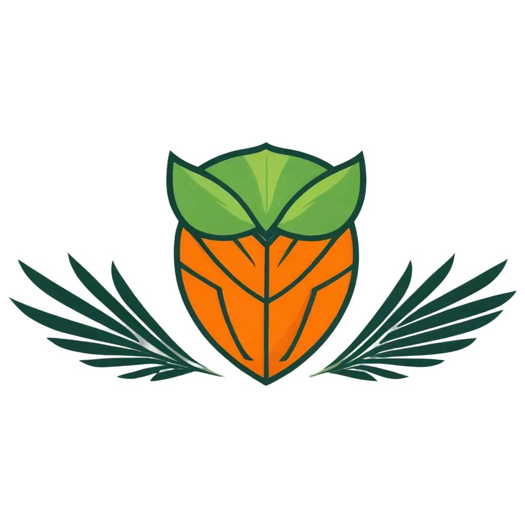 Green-and-Orange-Legendary-Animal-Character-PNG-Logo-Elevate-Your-Basketball-Academys-Image