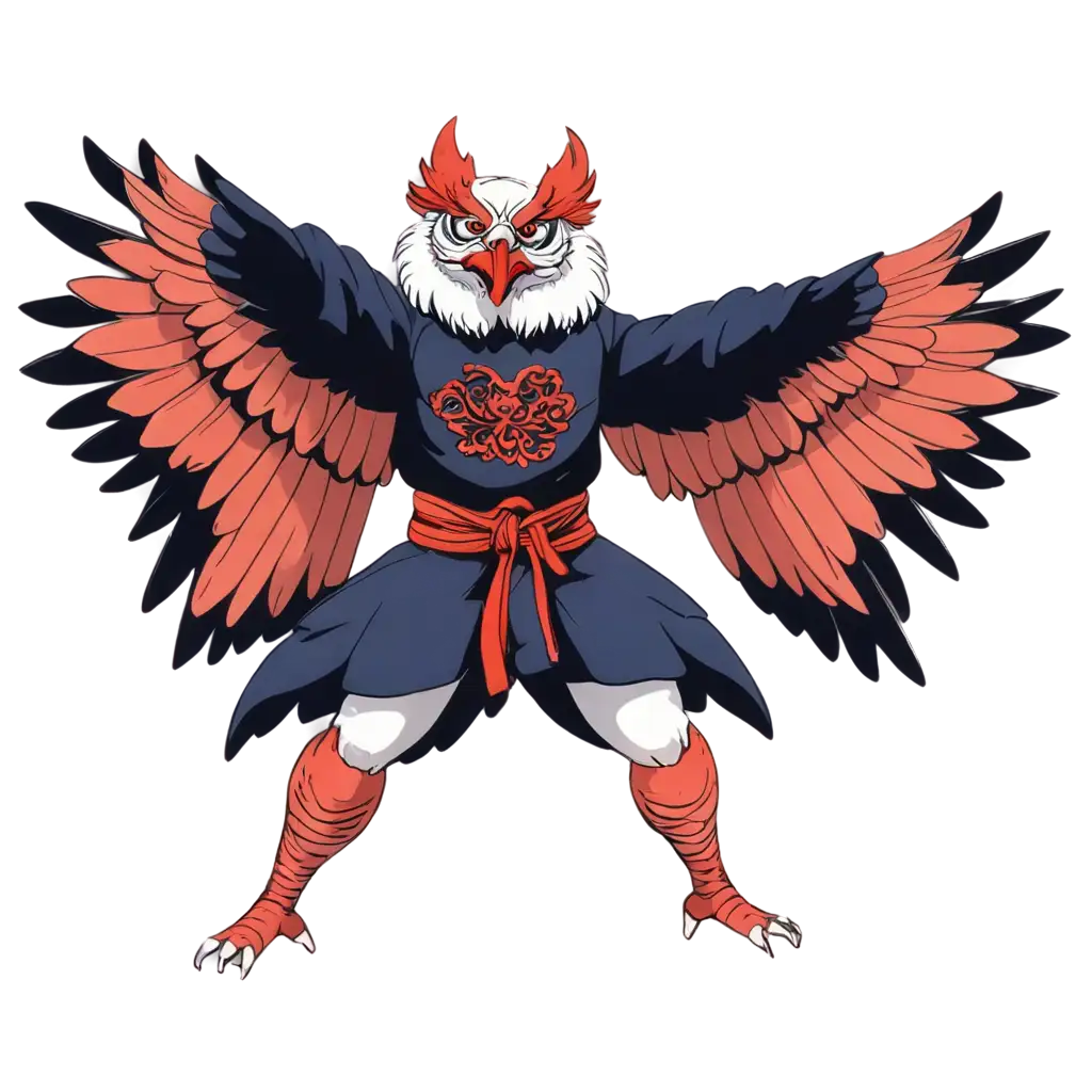Cartoon-Style-Tengu-PNG-Image-Enhance-Your-Visual-Content-with-Clear-and-Vibrant-Illustrations