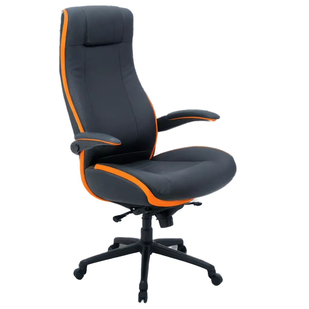 orange office chair