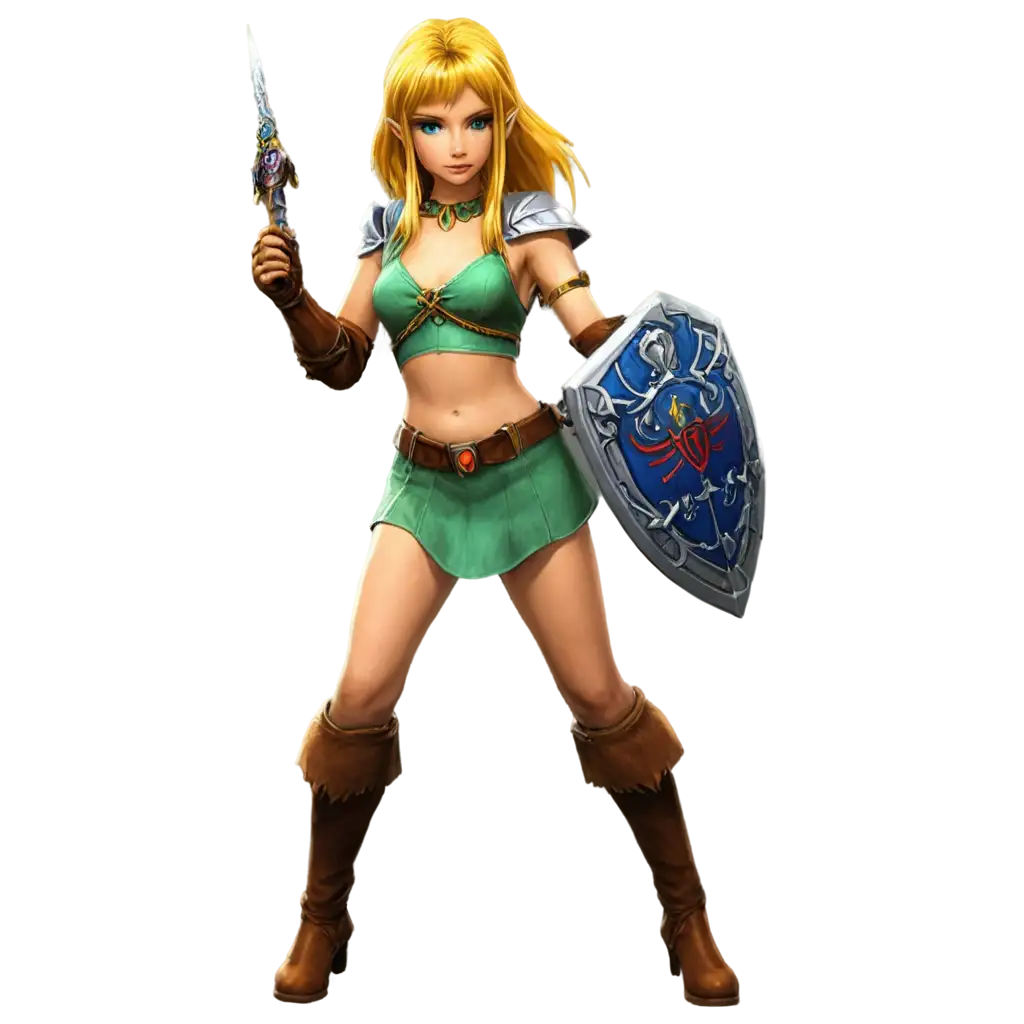 Create-Stunning-PNG-Image-of-RPG-ZeldaStyle-Beautiful-Blond-Amazon-Queen