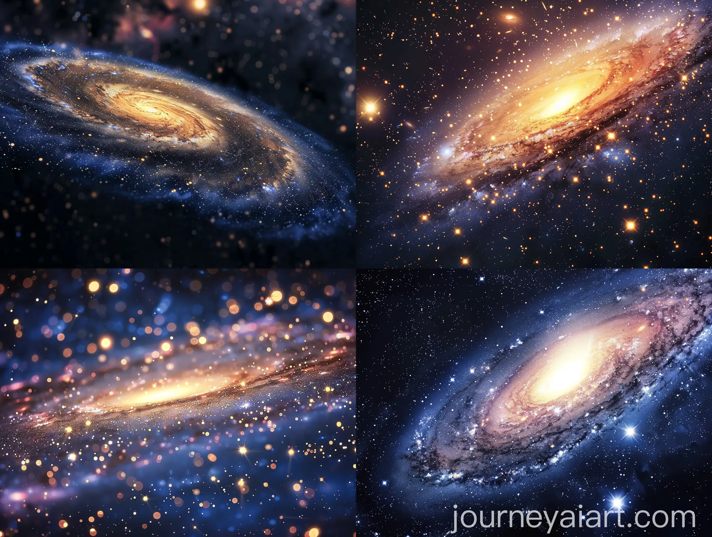 Running-Galaxy-in-Sparkling-Starry-Sky-Socialist-Realism-Art