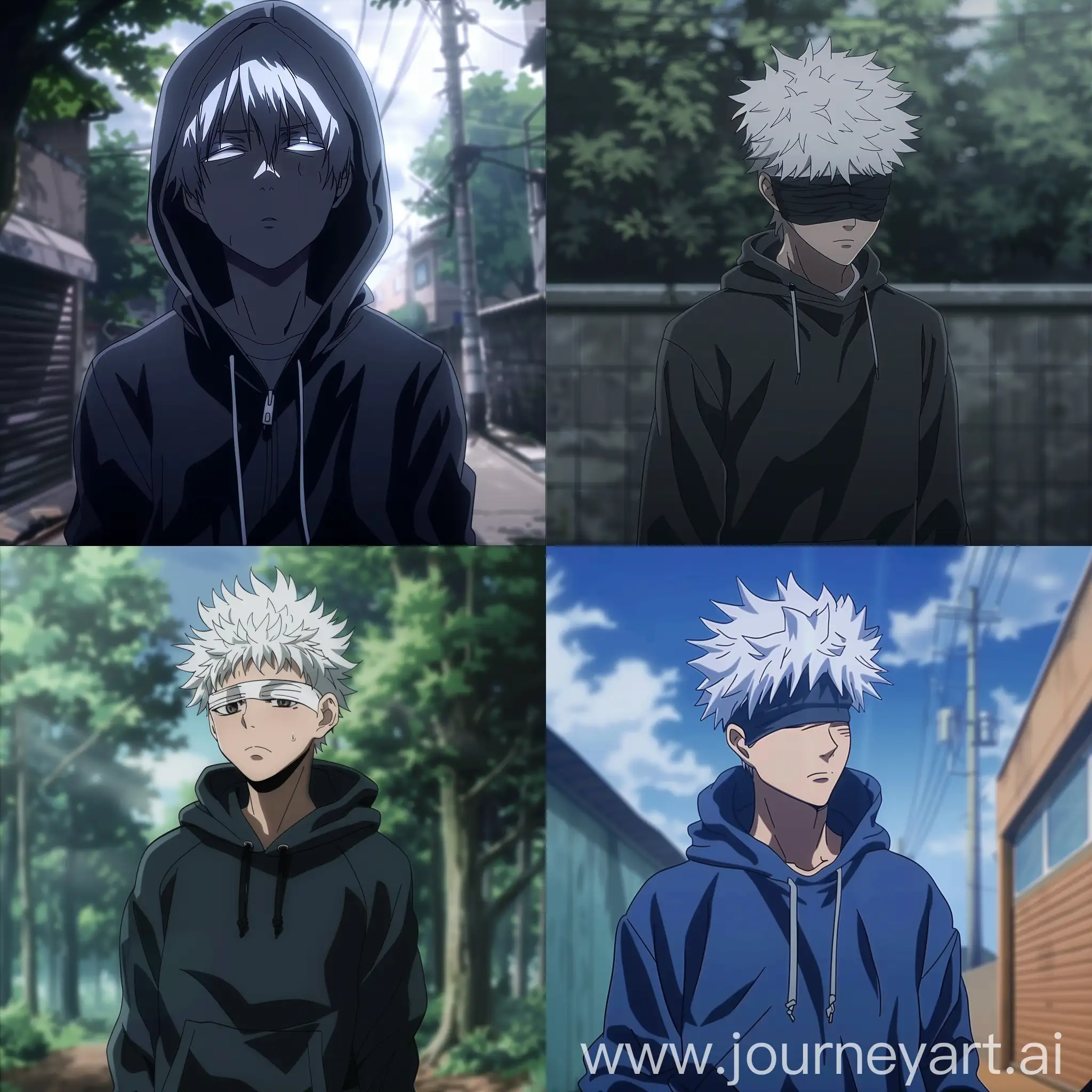 Gojo-Satoru-Anime-Character-in-Cool-Hoodie-Portrait